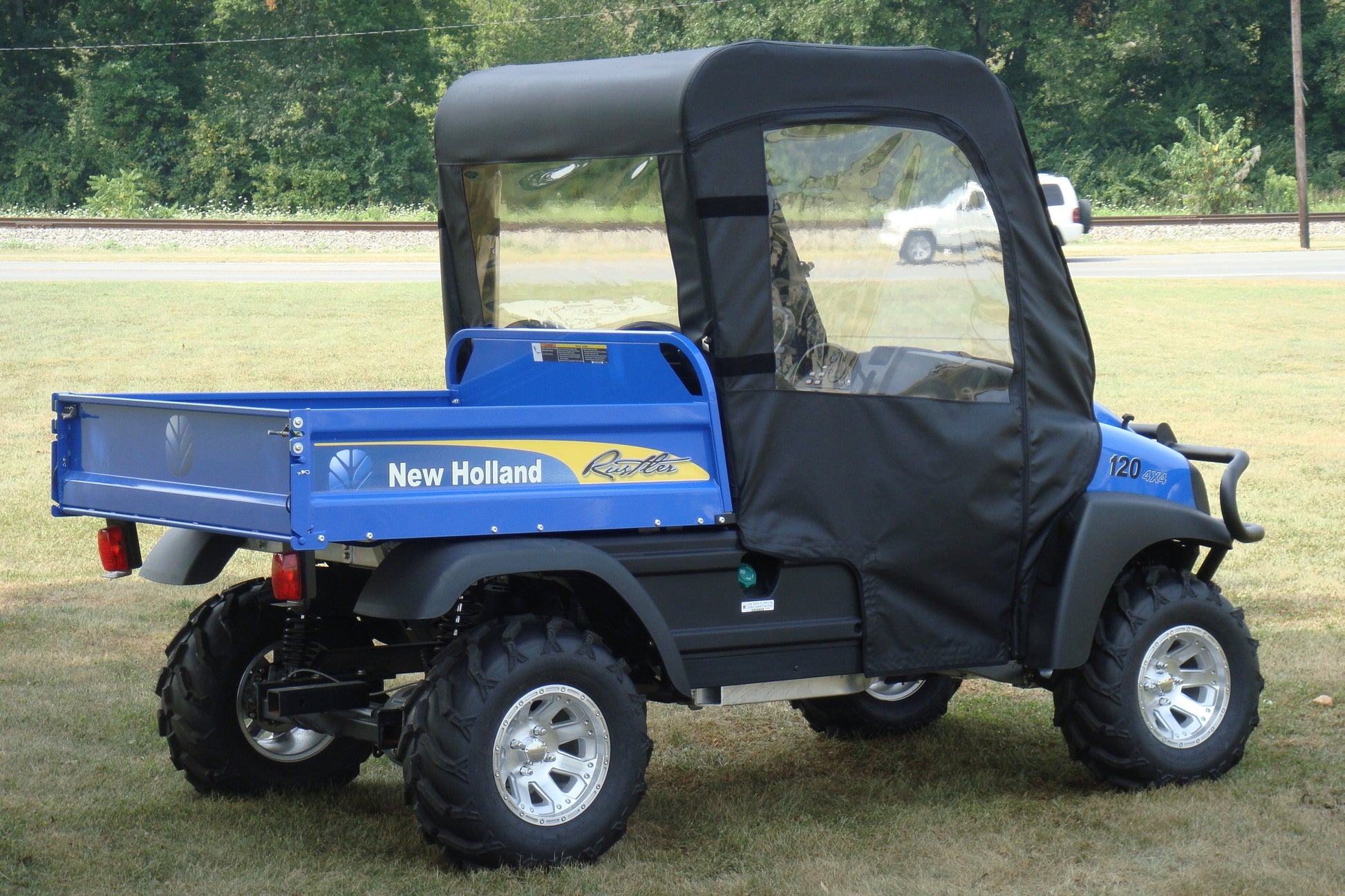 New Holland Rustler 115 - Full Cab for Hard Windshield with Color and Zip Window Options - 3 Star UTV