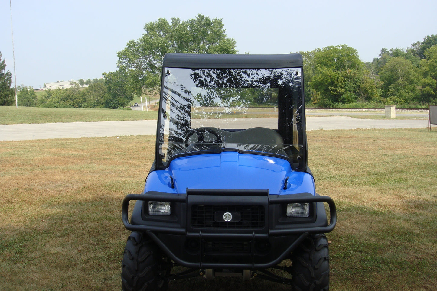 New Holland Rustler 120/125 - 2 Piece Vented Windshield w/Clamp and Hard Coat Options - 3 Star UTV