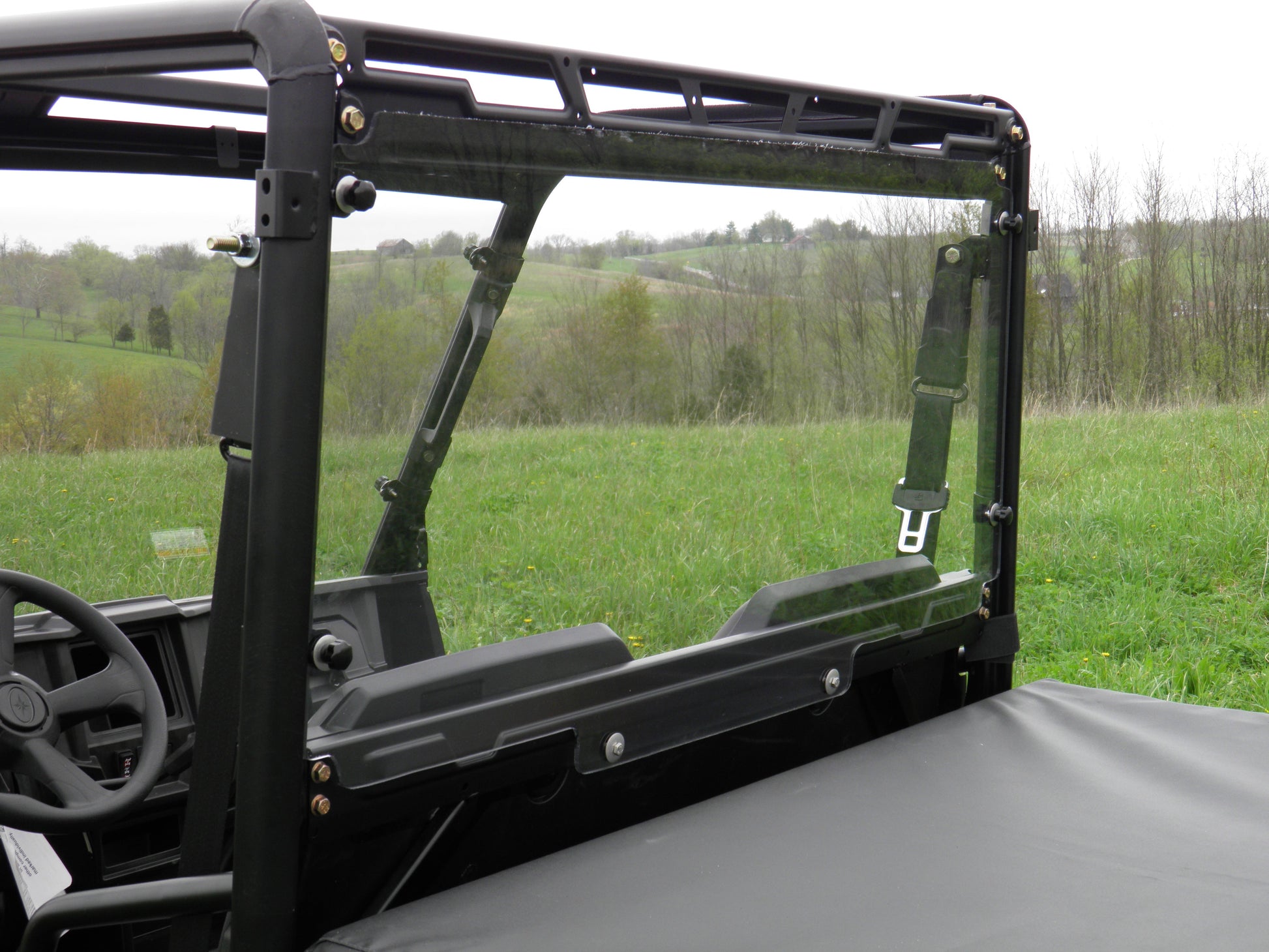 Polaris Ranger Full-Size Crew 570 - 6 Passenger - Lexan Back Panel w/V ...