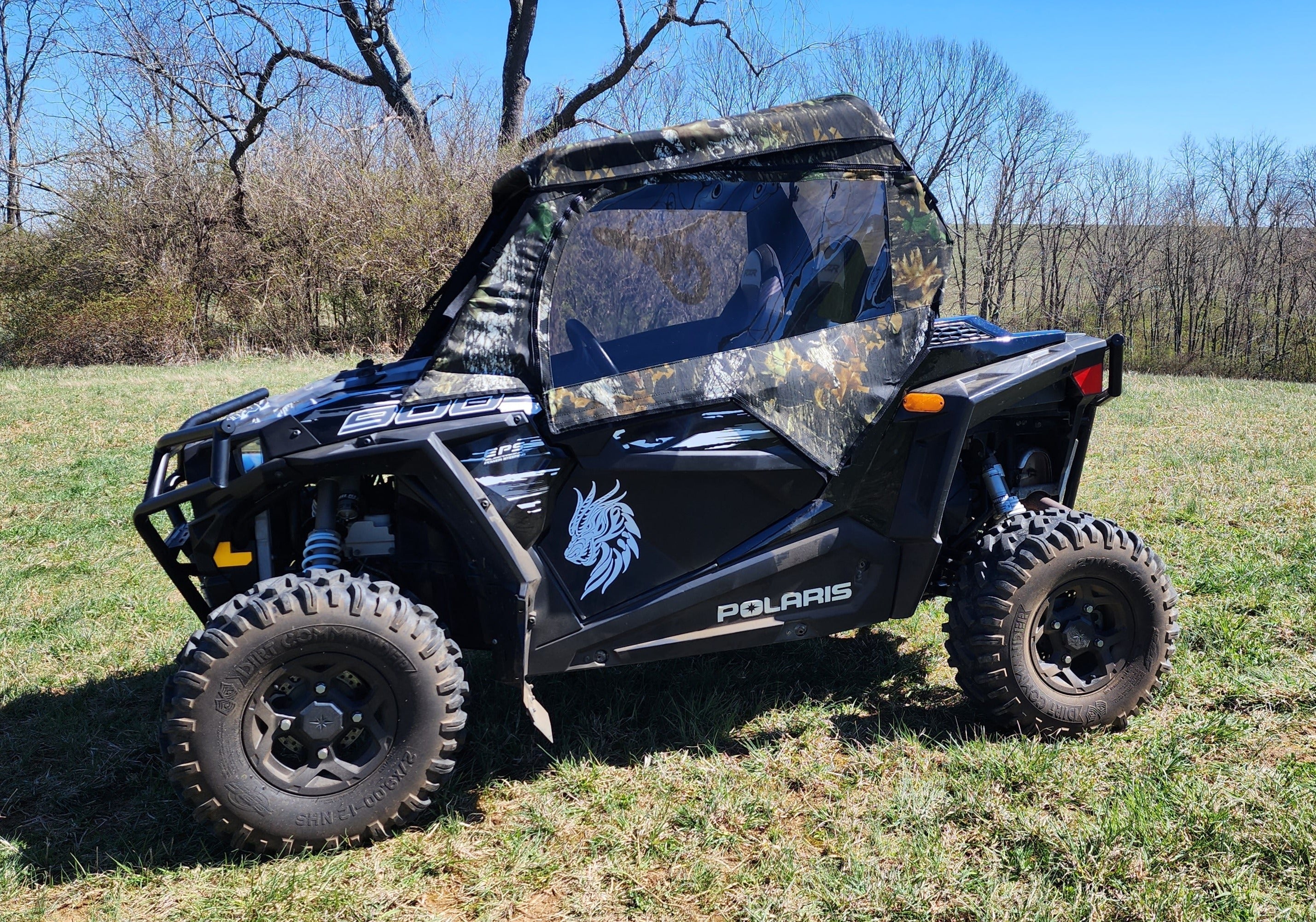 Polaris RZR 900 - Full Cab Enclosure for Hard Windshield – 3 Star UTV