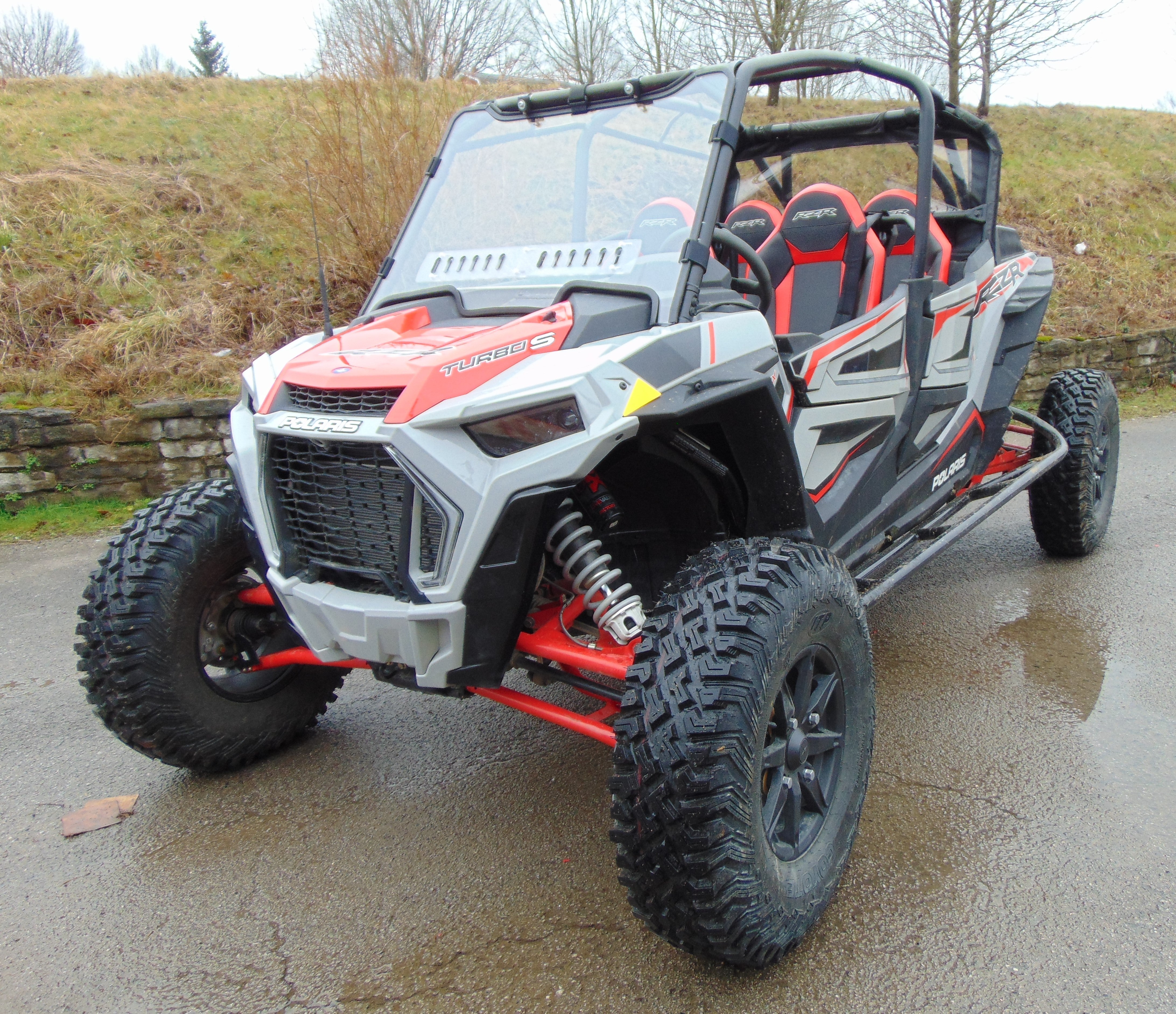 Polaris RZR XP 4 1000/XP 4 Turbo - 1 Pc Scratch-Resistant Windshield w – 3  Star UTV