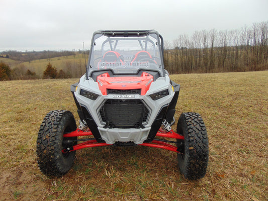RZR XP 4 Turbo S 1-pc Scratch-Resistant Windshield with Clamp & Vent Options - 3 Star UTV