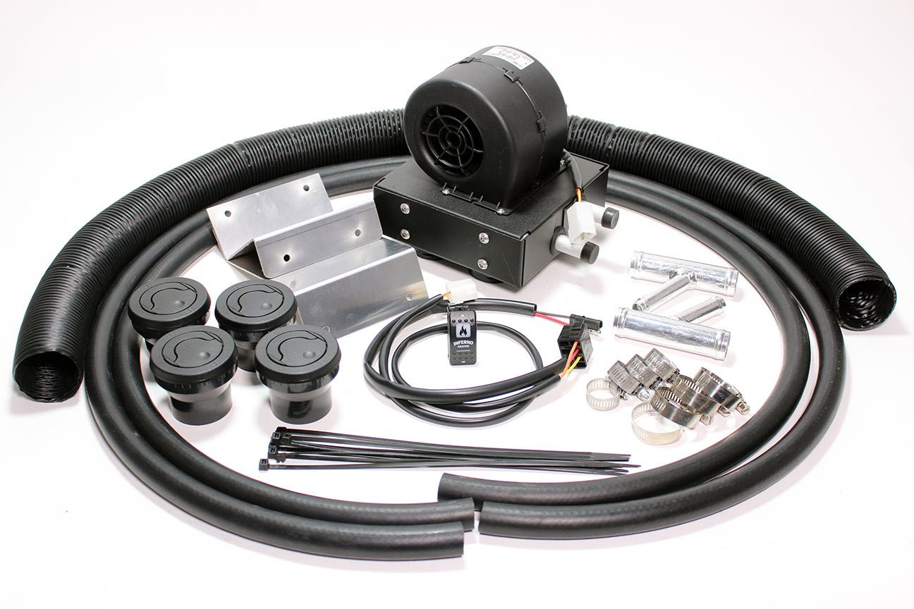 Tracker 800SX Inferno Cab Heater Kit with Defrost - Inside Cab Mount (2019-Current) - 3 Star UTV