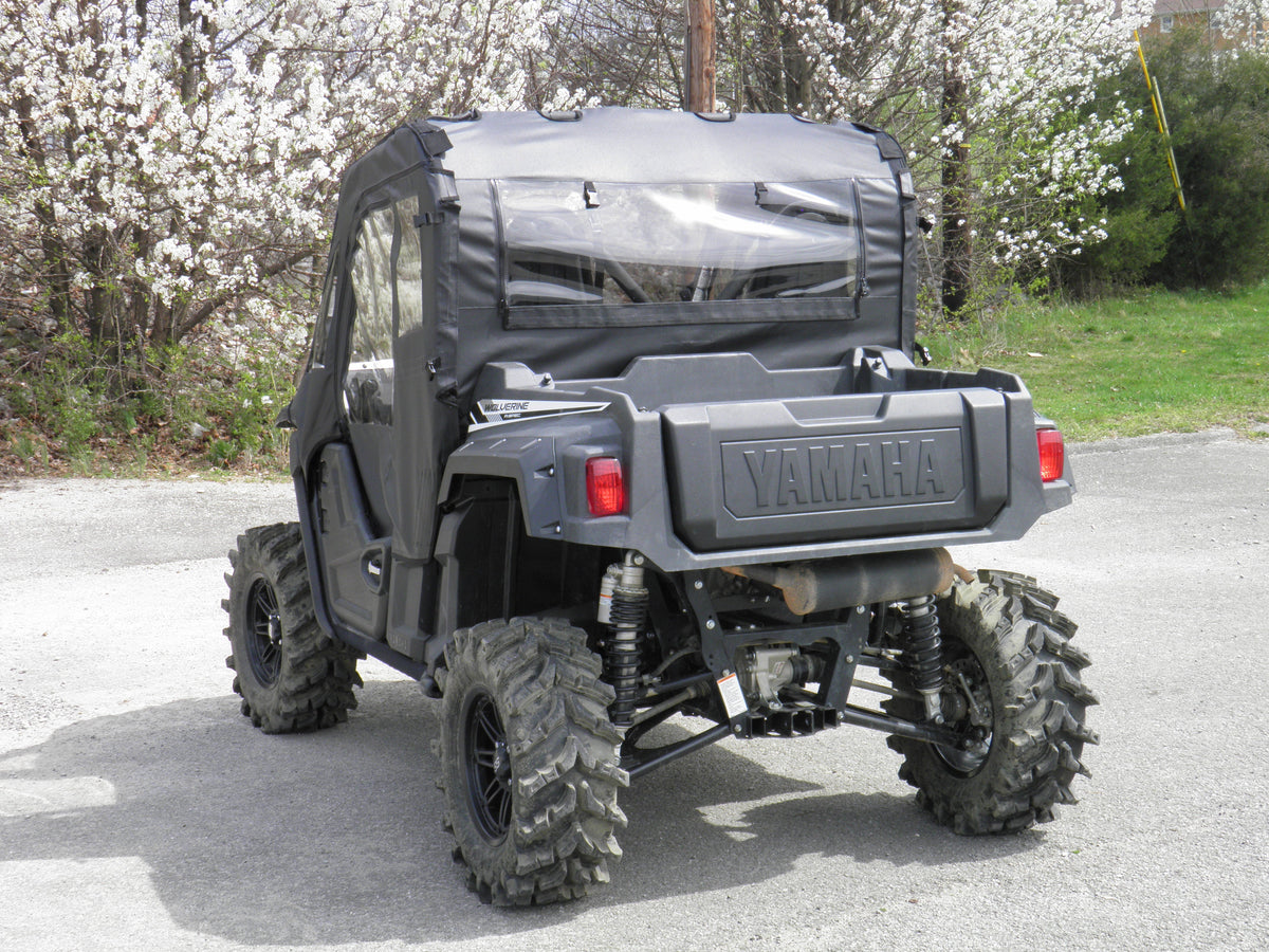 Utv Rear Shot Yamaha Wolverine - Door/Rear Window Combo (Half Doors) – 3 Star UTV