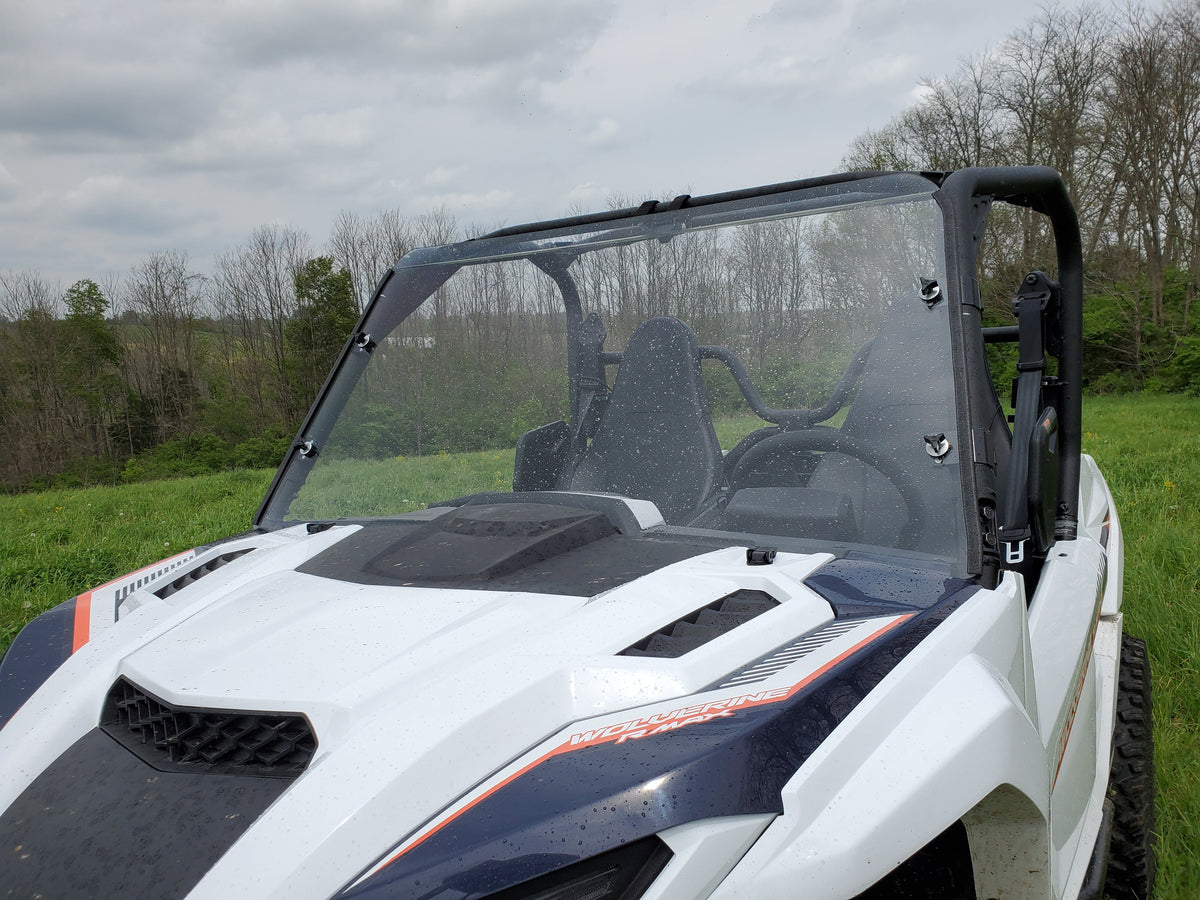 Yamaha Wolverine RMAX 1000 - 1 pc Windshield w/Hard Coat, Clamp and Ve ...