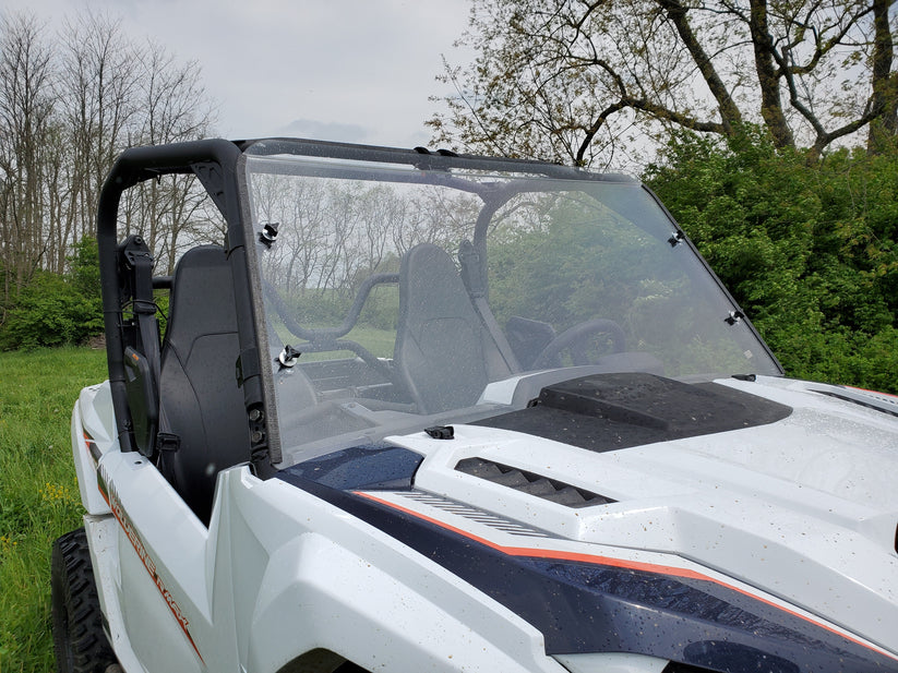 Yamaha Wolverine RMAX 1000 - 1 pc Windshield w/Hard Coat, Clamp and Ve ...